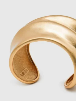 Reiss Gold Tone Sara Sculptural Cuff Clearance