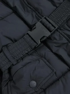 Reiss Navy Alys 9-13 yrs Longline Hooded Puffer Coat Sale