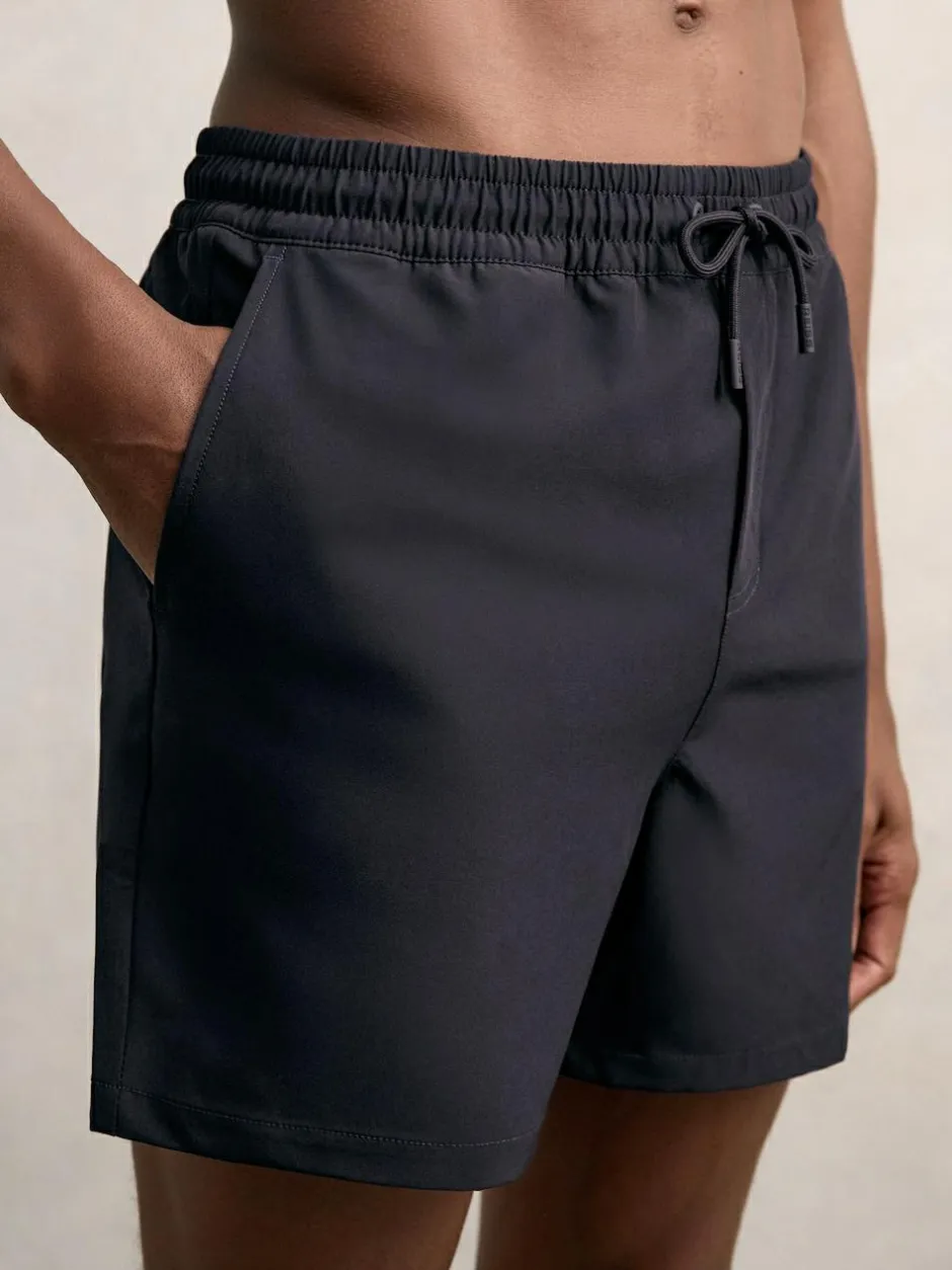 Reiss Navy Cliff Drawstring Swim Shorts Hot