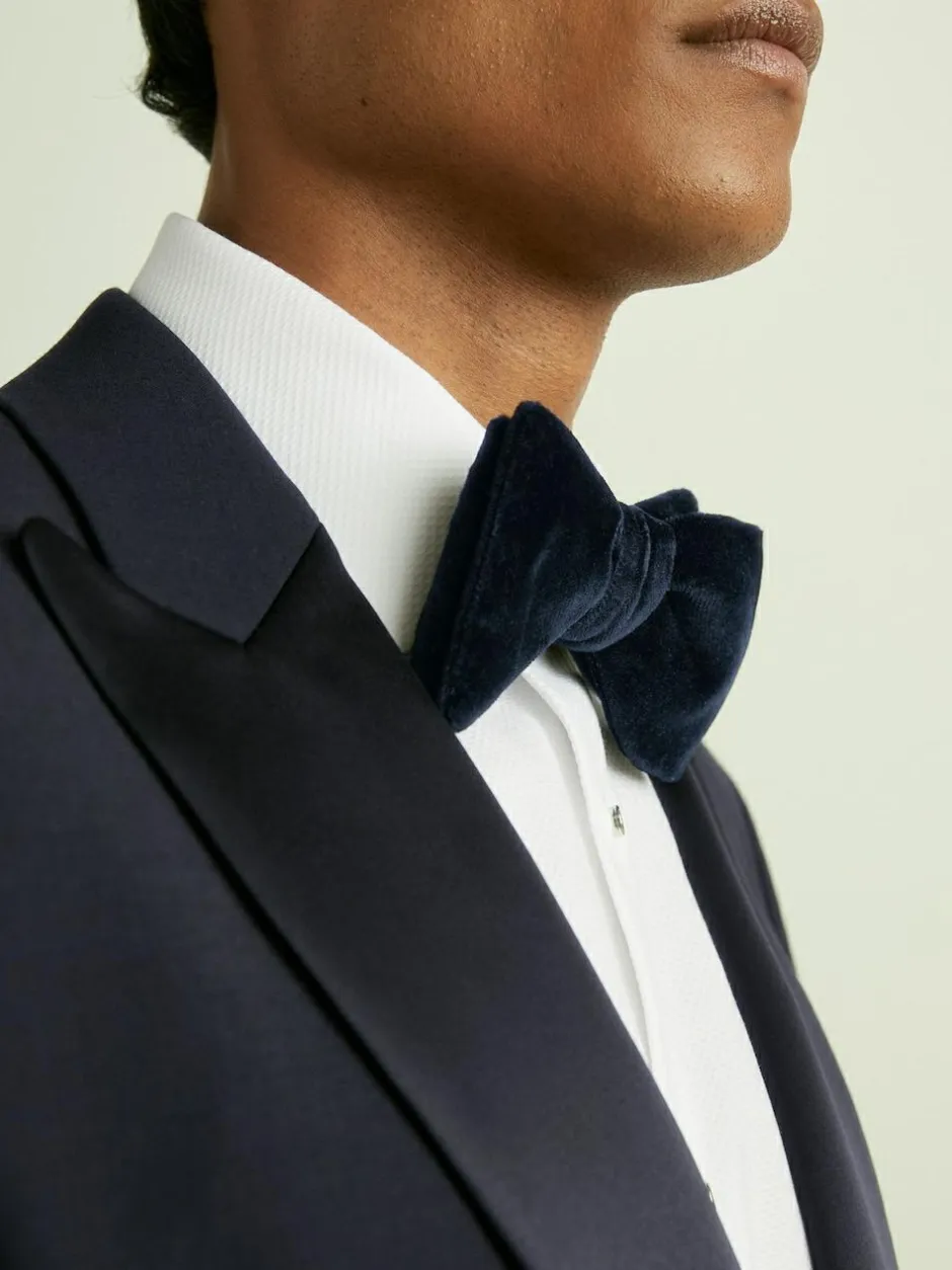 Reiss Navy Hike Velvet Bow Tie Online