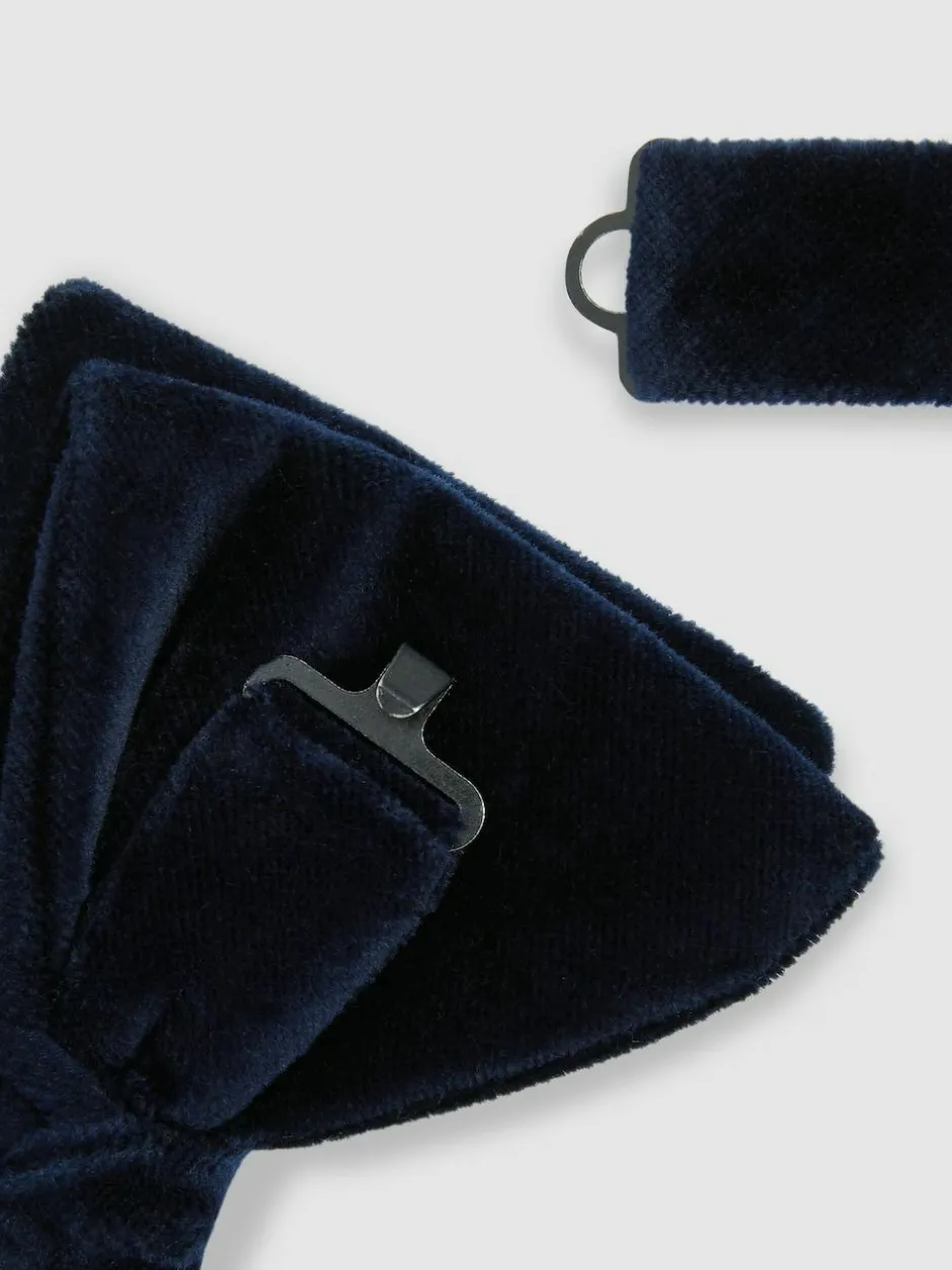 Reiss Navy Hike Velvet Bow Tie Online