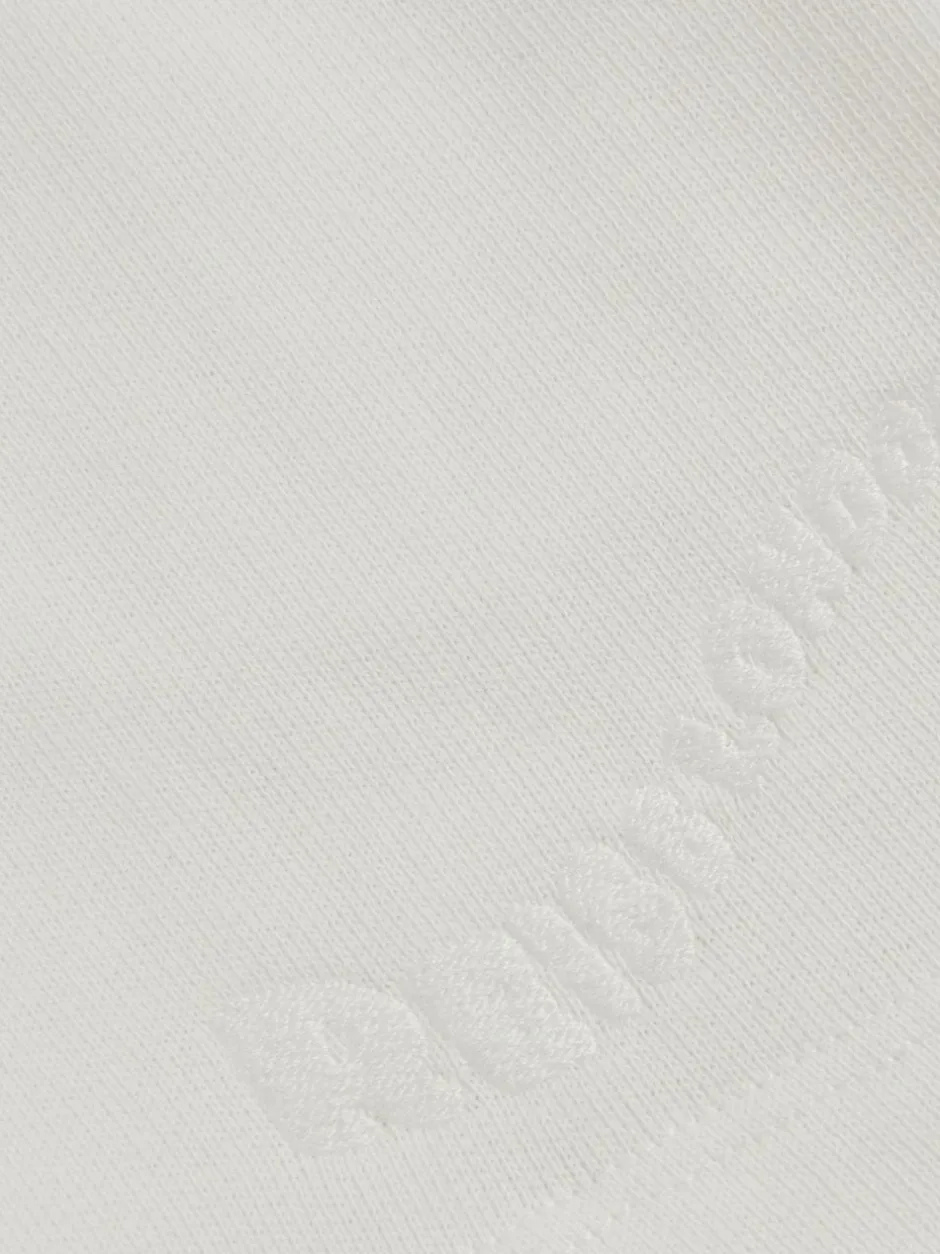 Reiss Perry 3-9 yrs Cotton Brand-Embroidered Shorts Off White Best