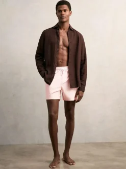 Reiss Pink Cliff Drawstring Swim Shorts Sale