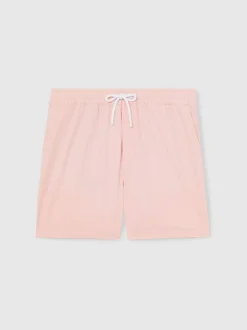 Reiss Pink Cliff Drawstring Swim Shorts Sale