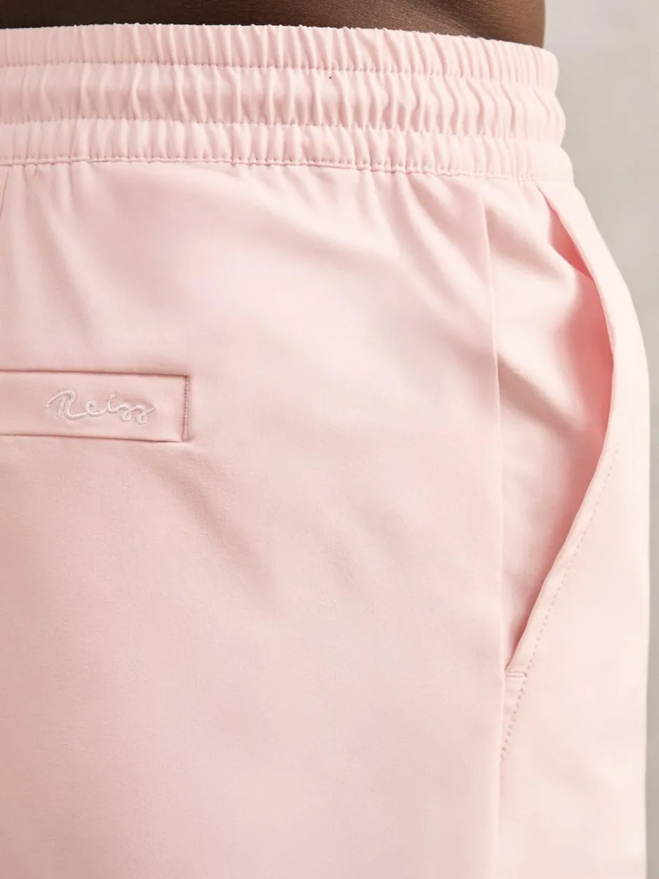 Reiss Pink Cliff Drawstring Swim Shorts Sale