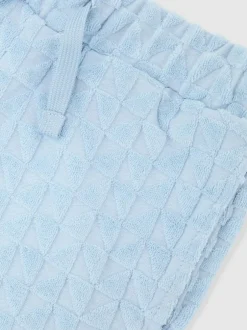 Reiss Soft Blue Piro 3-9 yrs Textured Towelling Shorts Clearance