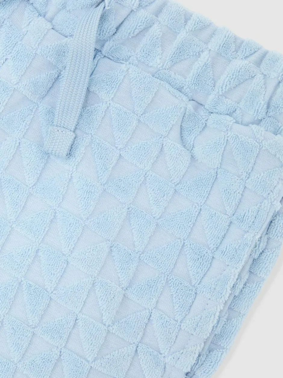 Reiss Soft Blue Piro 3-9 yrs Textured Towelling Shorts Clearance