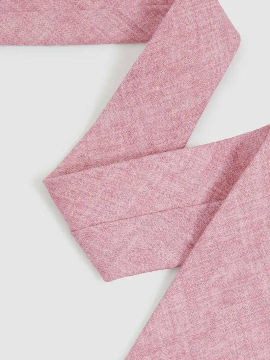 Reiss Azzurro Melange Silk Tie Soft Pink Melange Best