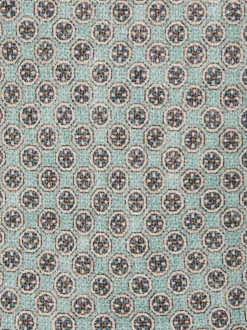 Reiss Santo Silk Medallion-Print Tie Soft Sage Best