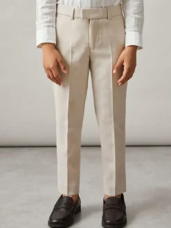 Reiss Stone Belmont T 3-9 yrs Slim-Fit Trousers With Wool New