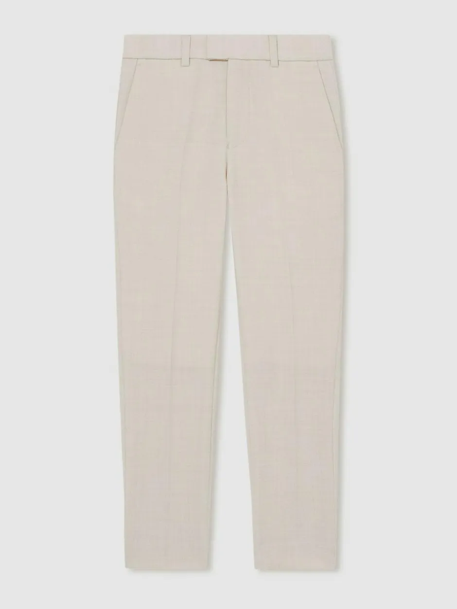 Reiss Stone Belmont T 3-9 yrs Slim-Fit Trousers With Wool New