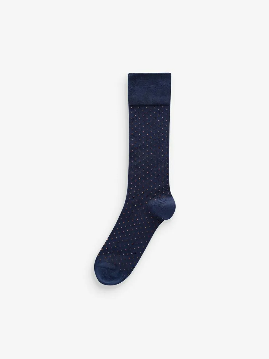 Next Rich Colour Spot Pattern Modal Signature Socks 4 Pack Hot