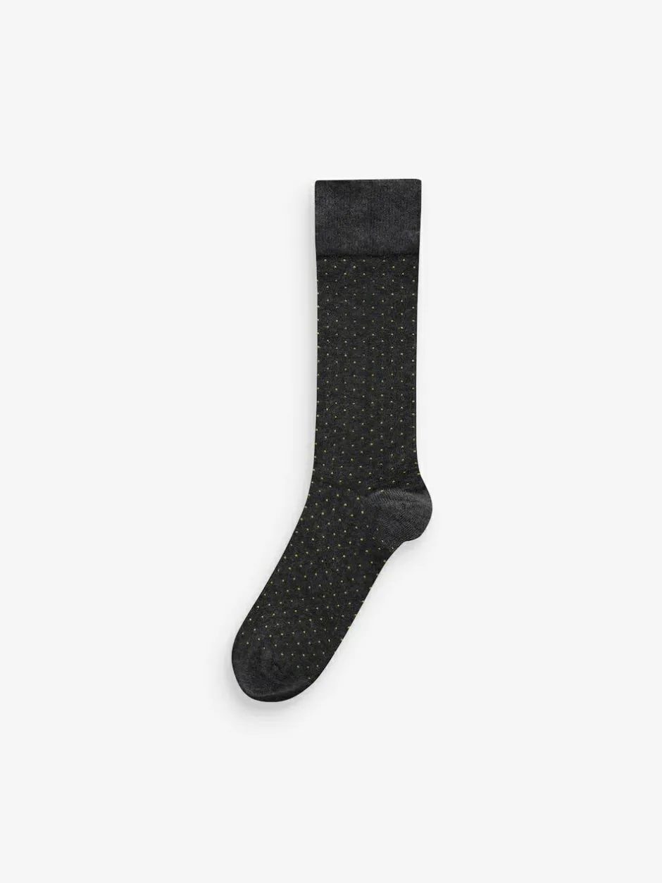 Next Rich Colour Spot Pattern Modal Signature Socks 4 Pack Hot