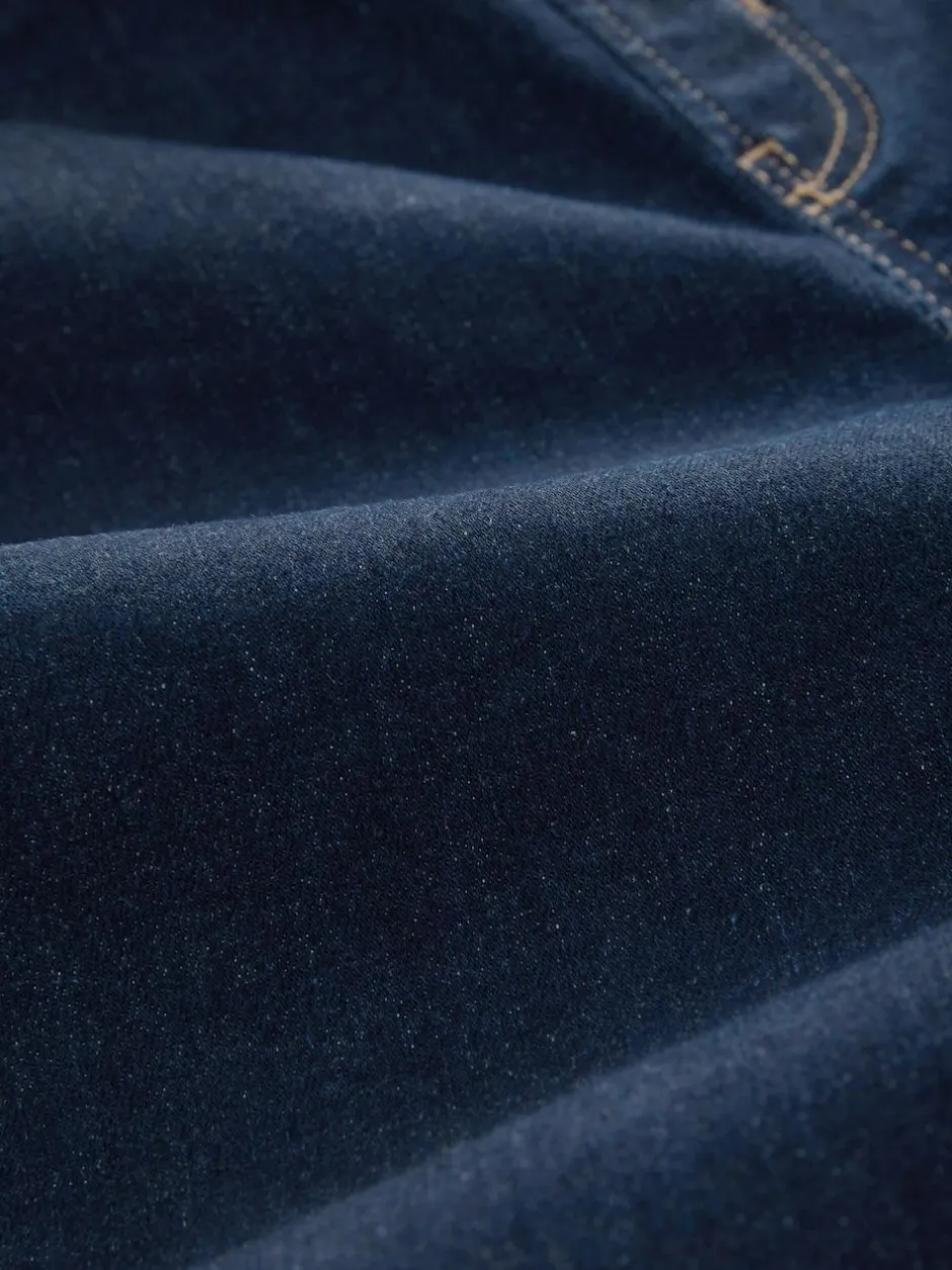 Next High Rise FlexiFit Stretch Pull On Wide Leg Jeans Rinse Blue Online