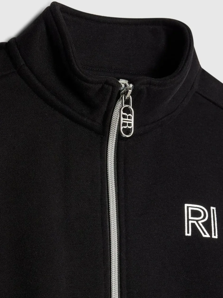 River Island Black Girls Waistband Bomber Jacket Hot