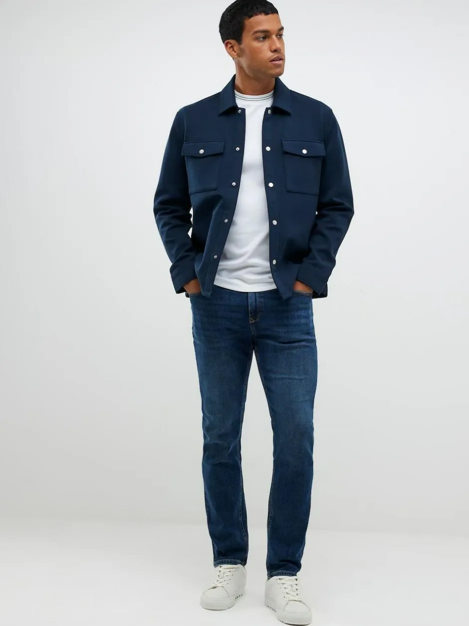 River Island Blue Slim Fit Stretch Jeans Clearance