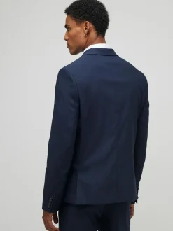 River Island Blue Suit Jacket Discount