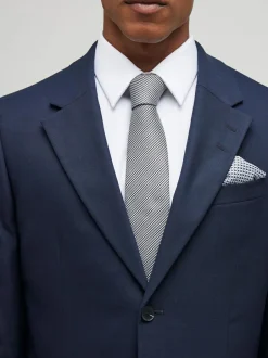 River Island Blue Suit Jacket Discount