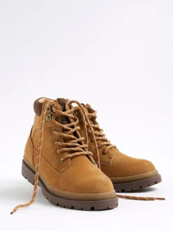 River Island Brown Boys Worker Boots Best