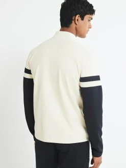 River Island Cream Slim Fit Blocked Shacket Online