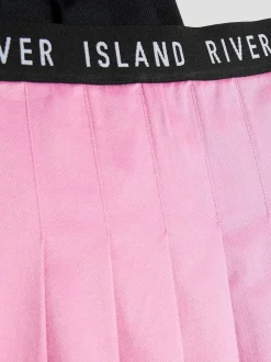 River Island Pink Pleated Waistband Skirts 2 Pack Online