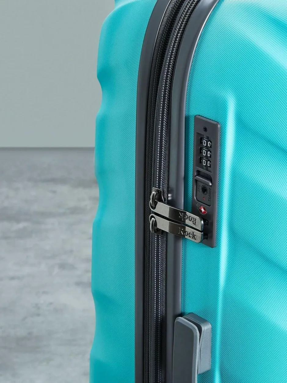 Rock Luggage Rock Bali 3pc Set Luggage Blue Discount