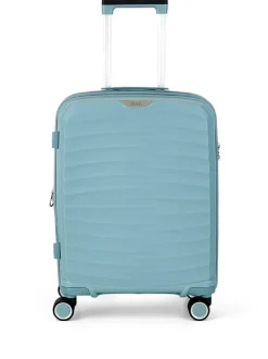 Rock Luggage Blue Sunwave Cabin Suitcase Hot