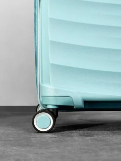 Rock Luggage Blue Sunwave Cabin Suitcase Hot