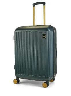 Rock Luggage Medium Aria Suitcase Green Hot