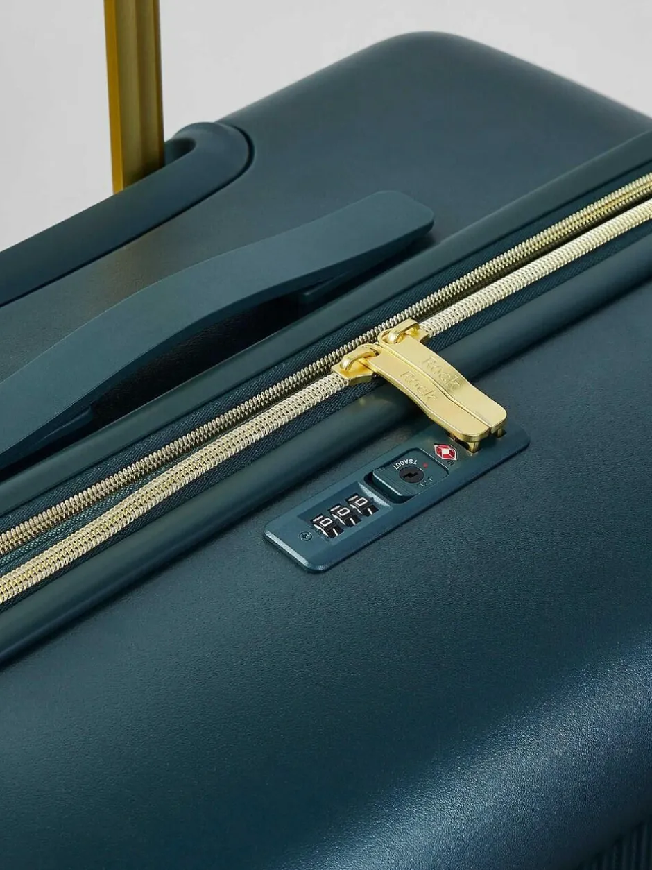 Rock Luggage Medium Aria Suitcase Green Hot