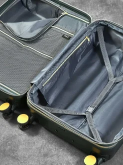 Rock Luggage Medium Aria Suitcase Green Hot