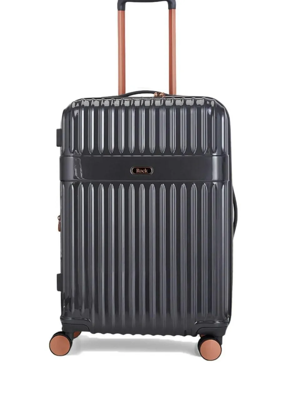 Rock Luggage Medium Selene Suitcase Grey Hot