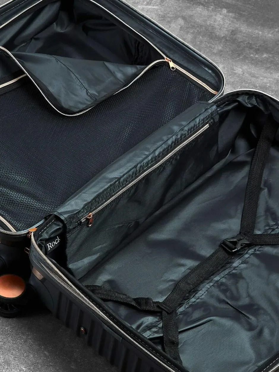 Rock Luggage Medium Selene Suitcase Grey Hot