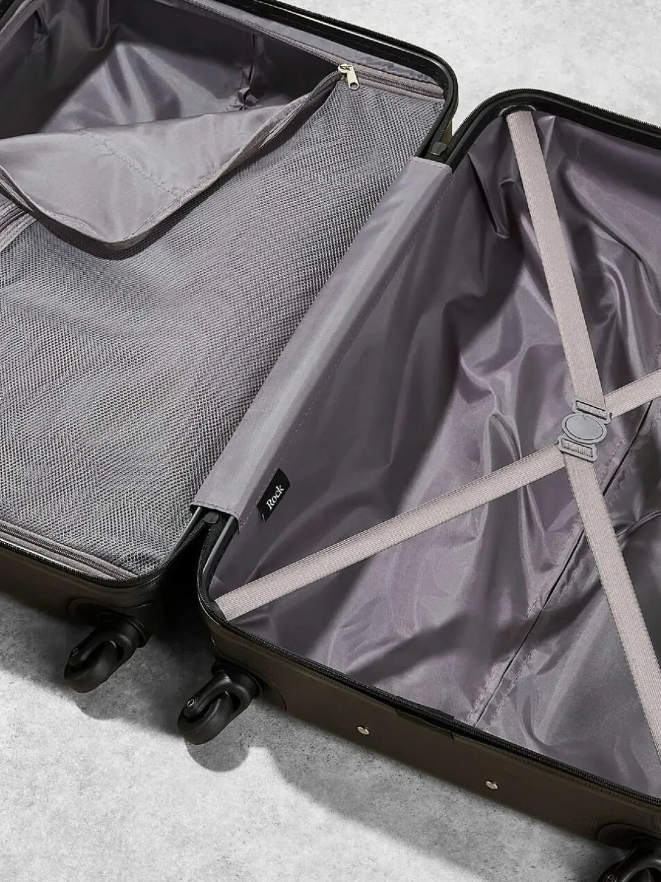 Rock Luggage Seattle Large Suitcase Black Best