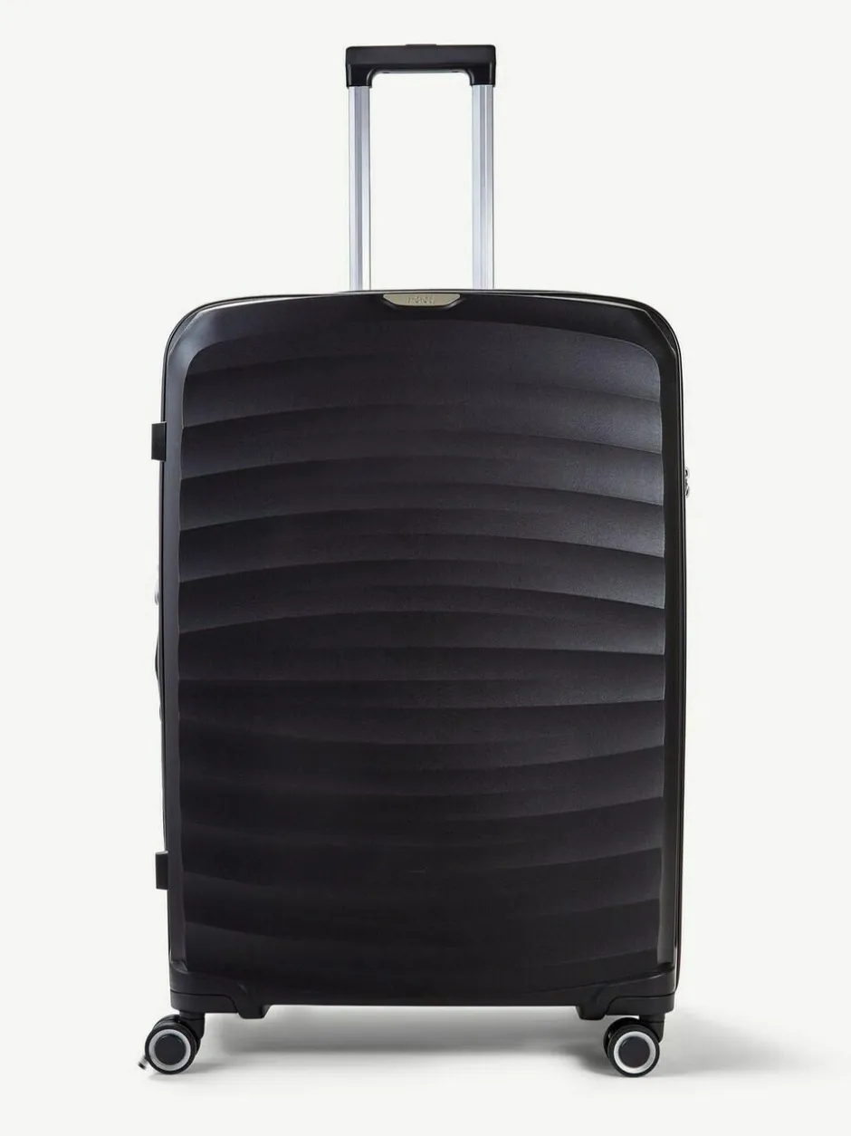 Rock Luggage Sunwave Large Suitcase Black Clearance
