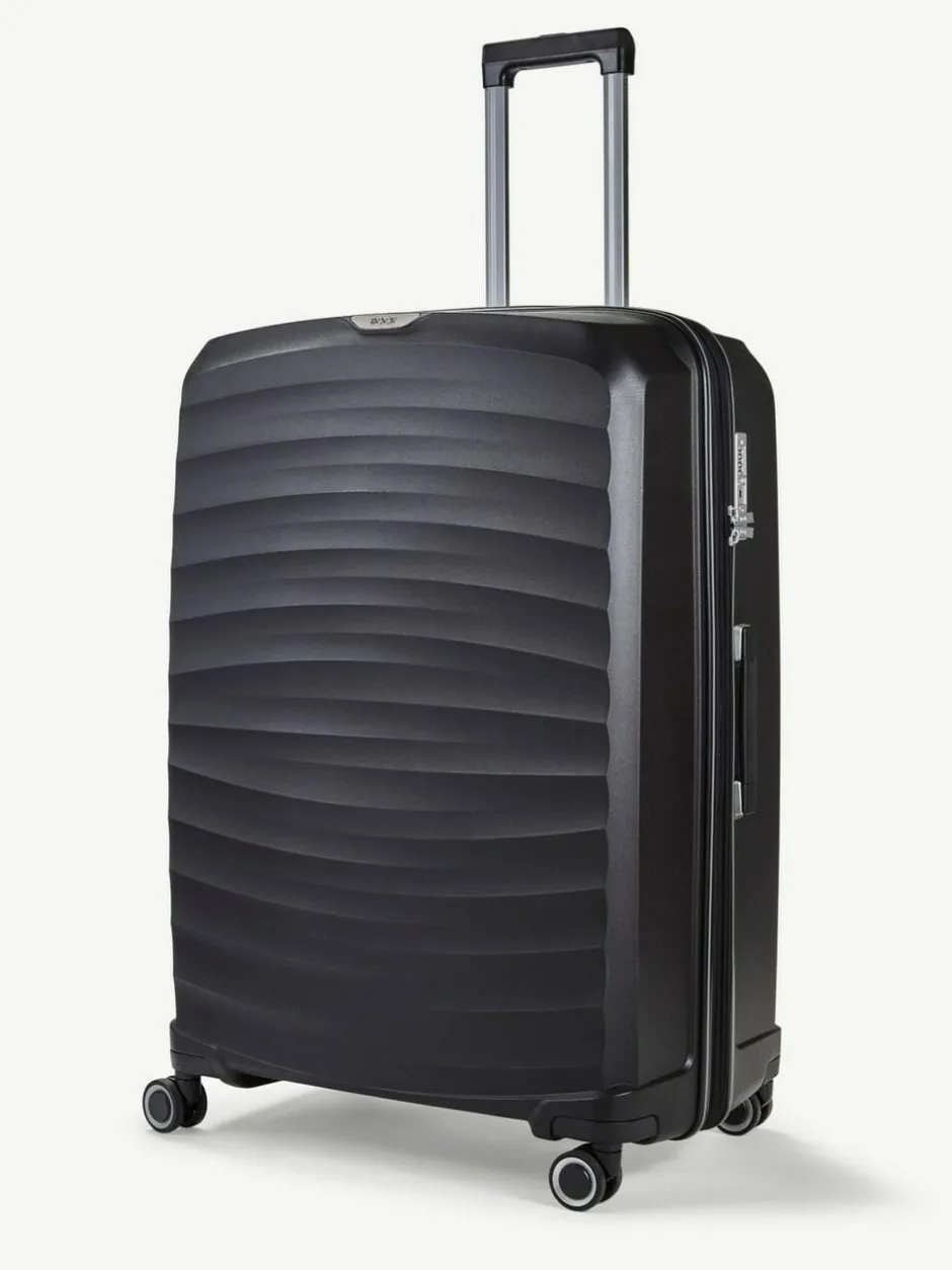 Rock Luggage Sunwave Large Suitcase Black Clearance