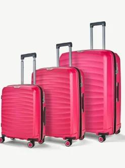 Rock Luggage Sunwave 3pc Suitcases Set Discount