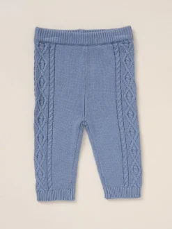 Rock-A-Bye Baby Boutique Blue True Knit Cardigan, Trousers Outfit Set