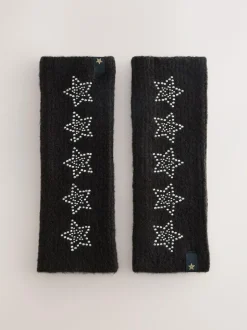 Rockett St George Handwarmers Black Star Studded Clearance