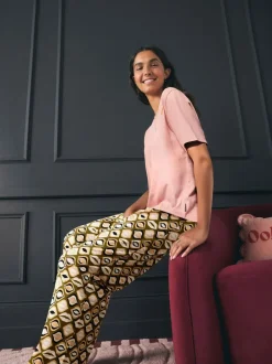 Rockett St George Khaki Green Lips Jersey Pyjamas Sale