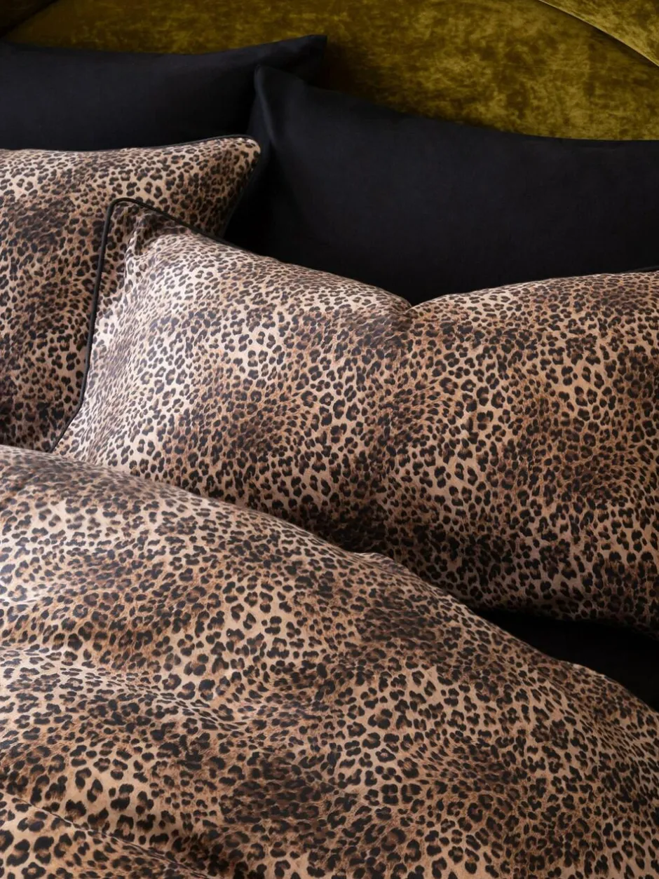 Rockett St George Floral 200 Thread Count Duvet and Pillowcase Set Leopard Love