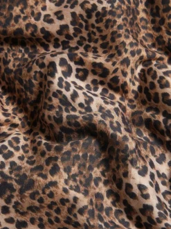 Rockett St George Floral 200 Thread Count Duvet and Pillowcase Set Leopard Love