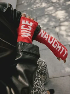 Rockett St George Red Naughty & Nice Handwarmers Red Naughty & Nice Outlet