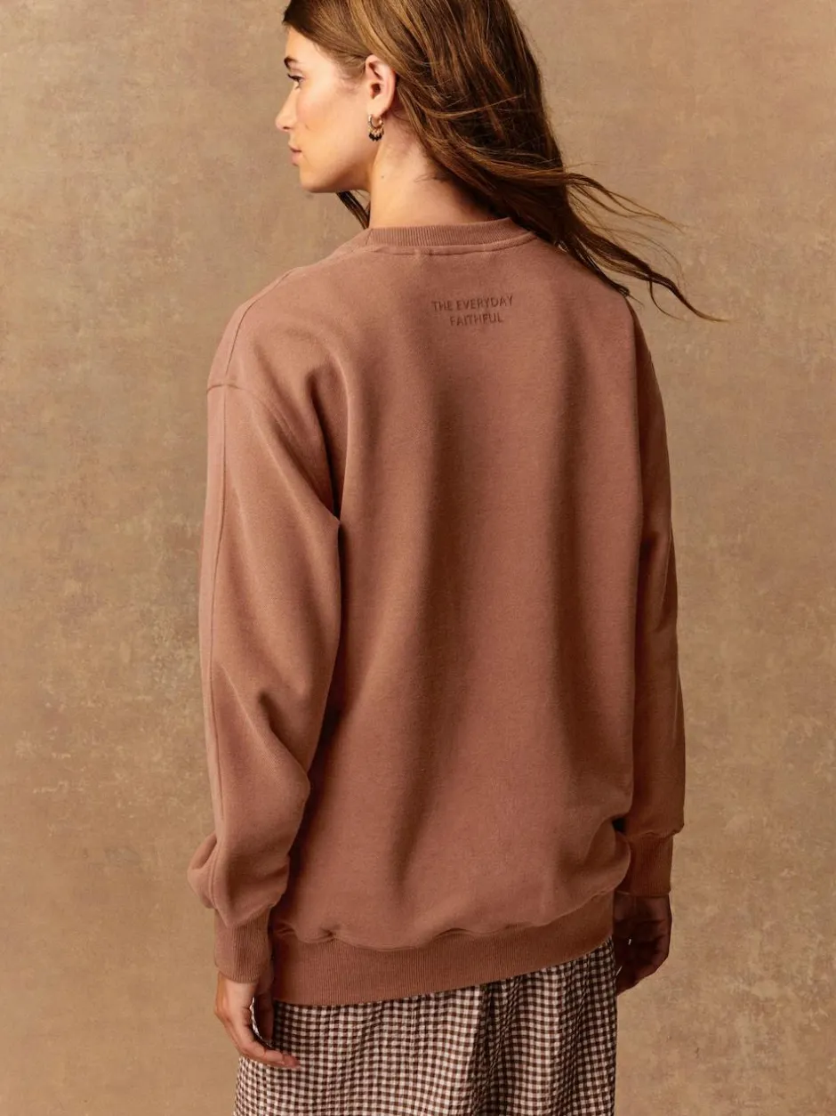 Next Rose Pink Relaxed Fit Essentials Longline Sweatshirt with Pockets Best