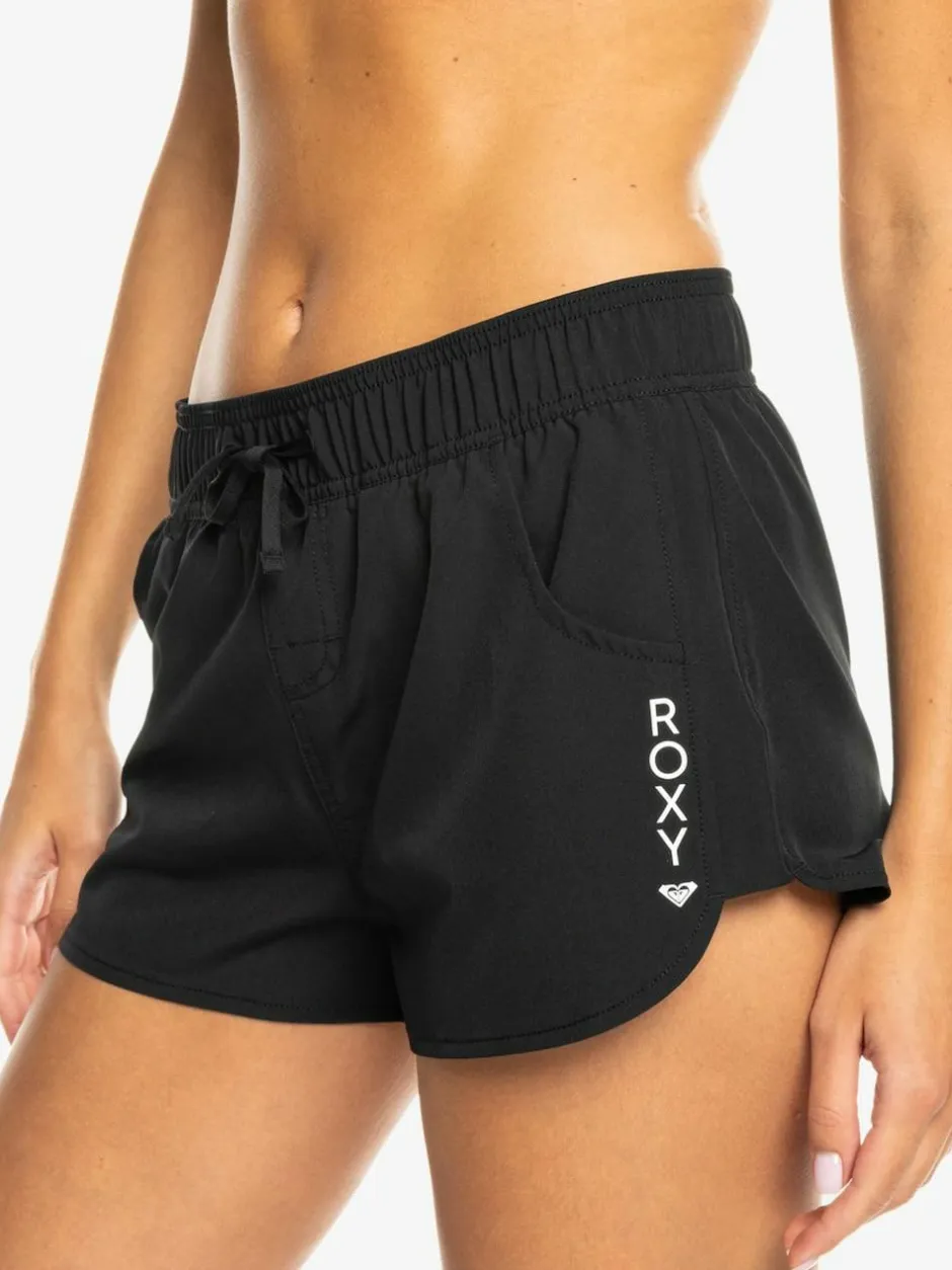 Roxy Wave 2 Inch Logo Board Shorts Black Sale
