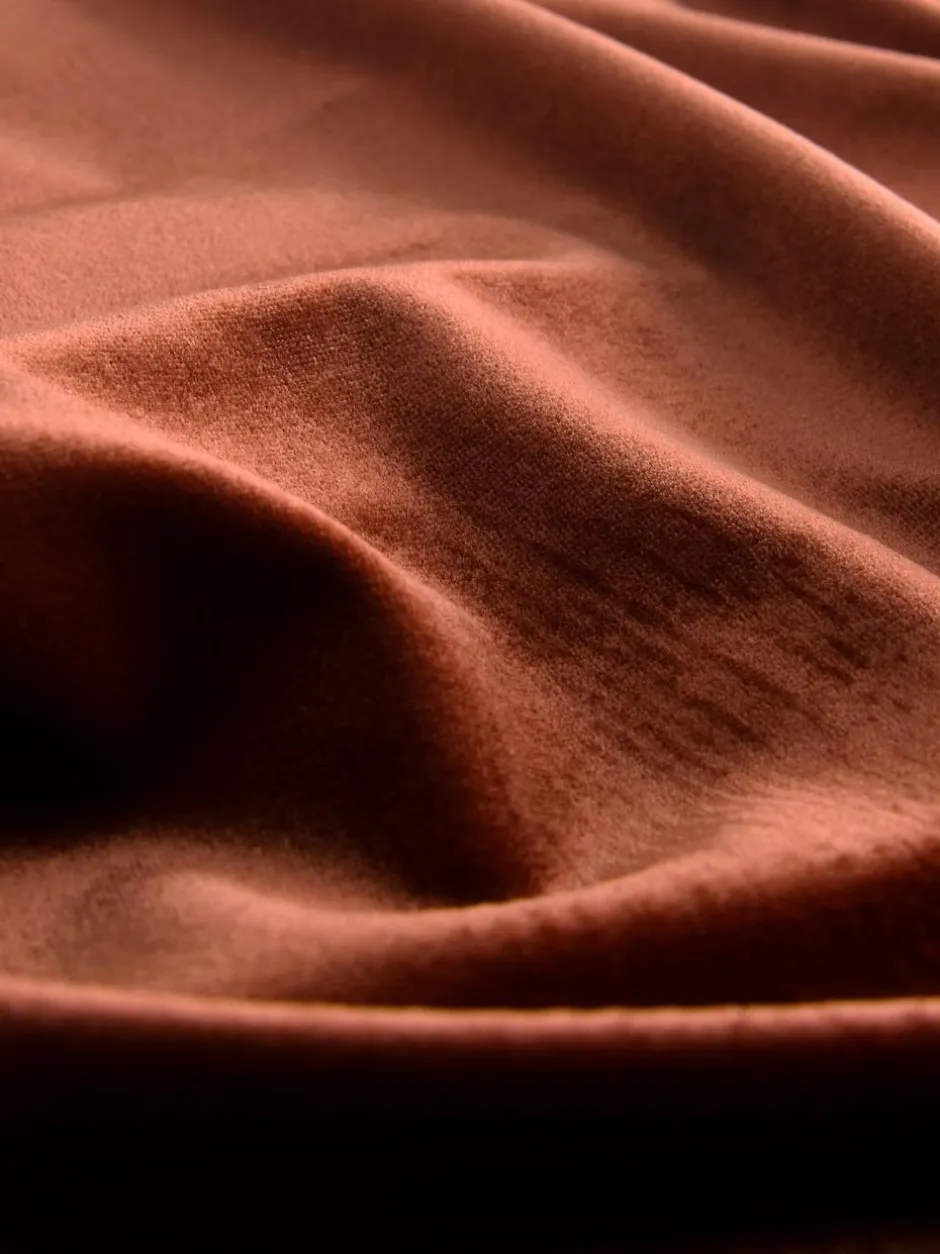 Next Bridesmaid Velvet Multiway Maxi Dress Rust Brown Clearance
