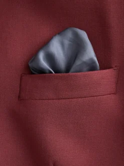 Next Slim Fit Slim Fit Motion Flex Wool Blend Suit Jacket Rust Brown Online