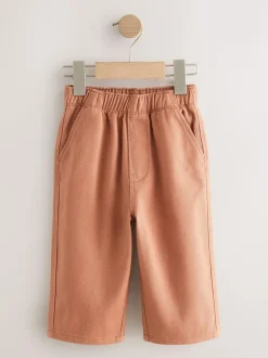 Next Rust Orange Pull On Wide Trousers (3mths-7yrs) Discount