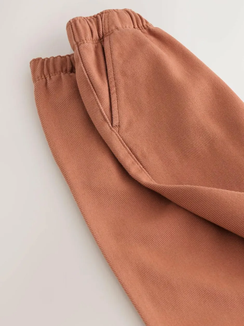 Next Rust Orange Pull On Wide Trousers (3mths-7yrs) Discount