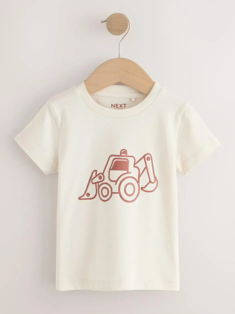 Next Rust Red Hooded Corduroy Overshirt & T-Shirt Set 2 Piece (3mths-7yrs)